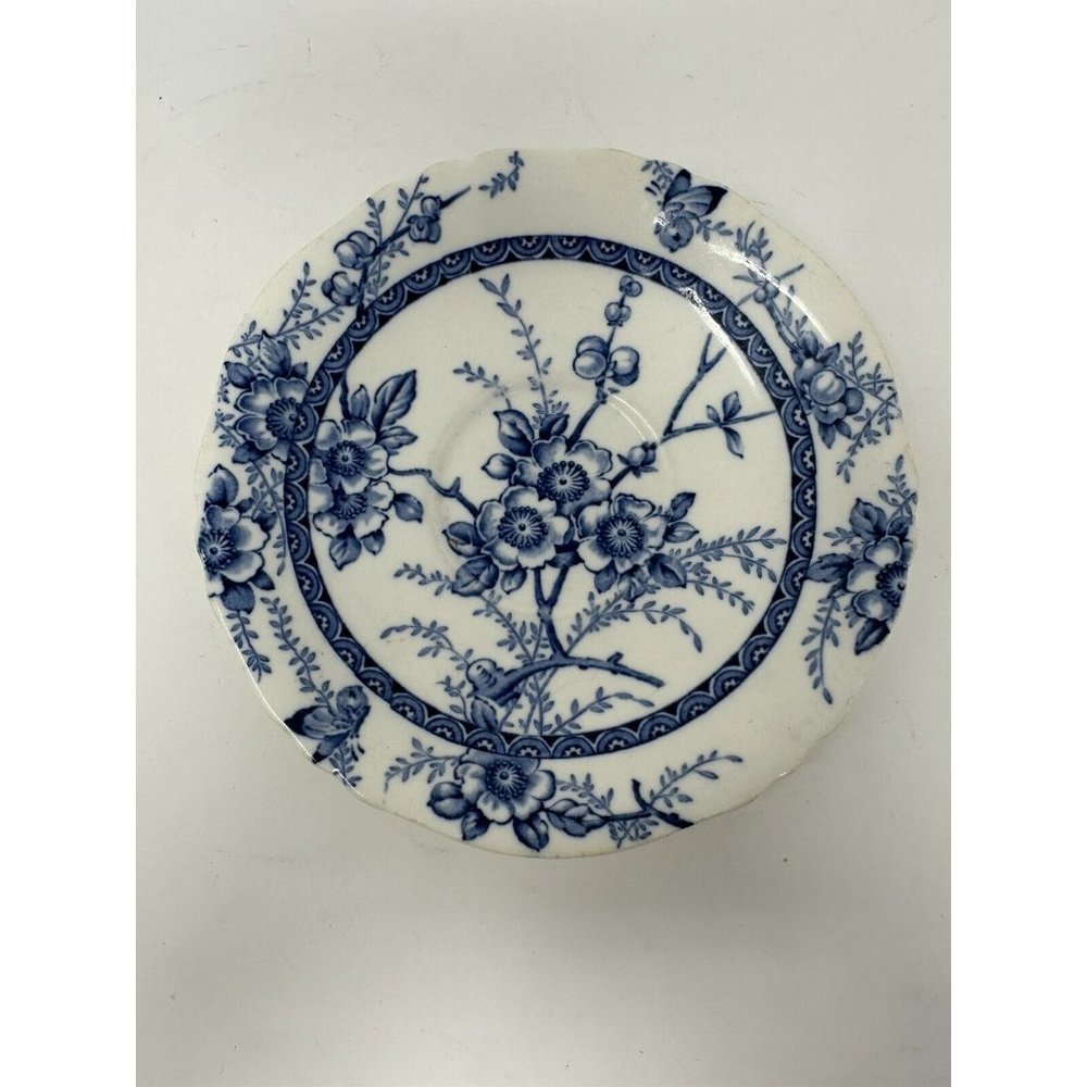 Vintage Albert Meakin England Midway Design Classic 5.75" Saucer Plate Blue